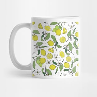 lemons on white Mug